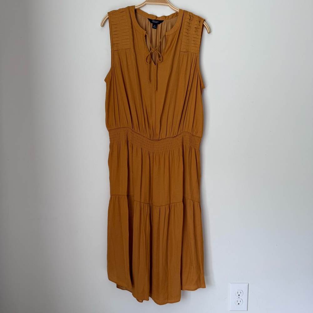 Simply Vera Vera Wang Mustard Midi Dress – Size XL